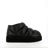 Low shoe in black nappa sheepskin