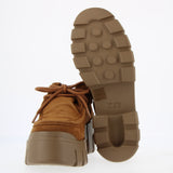 Cognac suede lace-up loafer with rubber sole | 37 | | 38 | | 41 |