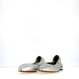 Ballerina flat sfoderata in nappa argento