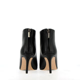 Stivaletto zippato dietro in nappa nero
