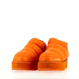 Low shoe in orange nappa sheepskin