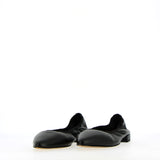 Ballerina flat sfoderata in nappa nero