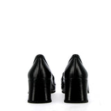 Mocassino in naplak nero con fibbia dorata | 36.5 |