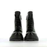 Combat boot in pelle nera