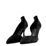 Decolleté in camoscio nero tacco alto | 41 |