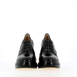 Black naplack lace-up shoes with high heel and plateau | 36 | | 40 | | 41 |