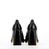 Black naplack lace-up shoes with high heel and plateau | 36 | | 40 | | 41 |