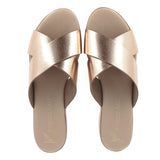 Sandalo Oro rosa su zeppa light