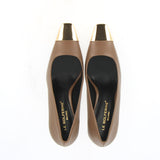Maple nappa pumps with gold metal tip | 39 | 41 |