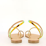 Sandalo basso gold cangiante multicolor