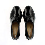 Black naplack lace-up shoes with high heel and plateau | 36 | | 40 | | 41 |