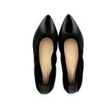 Ballerina flat sfoderata in nappa nero