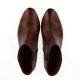 Stivaletto in morbida pelle boheme con zip