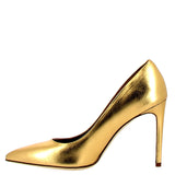 Decolleté Oro tacco alto in nappa