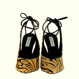 Zebra pony skin sandal | 41 |