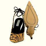 Zebra pony skin sandal | 41 |