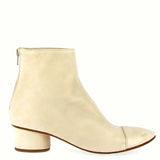 Supersoft ankle boot in tapioca leather