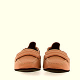 Mocassino morbido in nappa beige