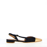 Stvaletto snake lux azzurrino