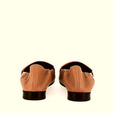 Mocassino morbido in nappa  beige