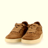 Sneaker camoscio soft nocciola