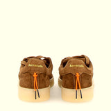 Sneaker camoscio soft nocciola