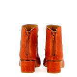 Stivaletto in pelle cuoio pesca
