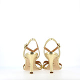 Sandalo in nappa oro chiaro