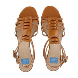 Giulia Sandalo Gladiator cinturini in nappa cuoio
