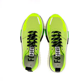 Sneaker texture elastica pistacchio suola superflex