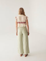 Tina blouse in Cachemira Moutarde
