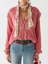 Daisy twist philippa blouse fragola