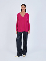 Framboise cashmere sweater