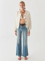 Tina blouse in Cachemira Moutarde