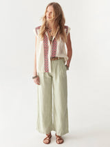 Tina blouse in Cachemira Moutarde