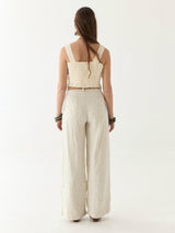 Tina blouse in Cachemira Moutarde