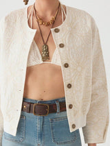 Tina blouse in Cachemira Moutarde
