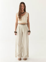 Tina blouse in Cachemira Moutarde