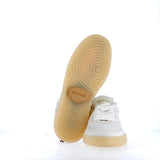Sneaker in morbida pelle bianca