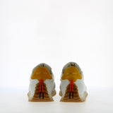 Sneaker allacciata in morbida pelle bianca