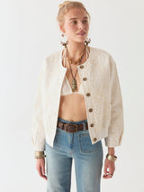 Tina blouse in Cachemira Moutarde