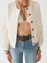 Tina blouse in Cachemira Moutarde