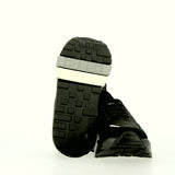 Sneaker in piumino nero suola superflex