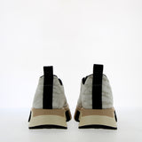 Sneaker in velluto bianco suola superflex leggera