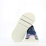 Denim suede sneaker with superflex sole