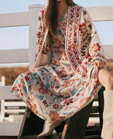 Embroidered orange shirt