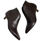 Stivaletto in nappa guanto cioccolato