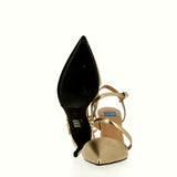 Gold Leather Slingback