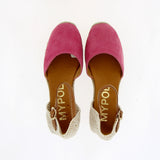 Pink Suede Espadrilles | 36 |