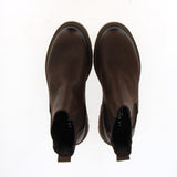 Stivaletto Chelsea in vitello marrone castagna